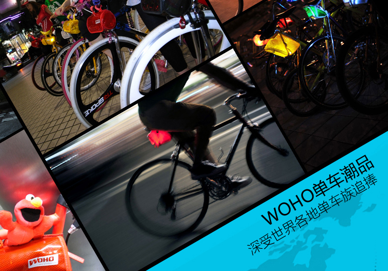 Sacoche pour vélo mixte WOHO - Ref 2214028 Image 36