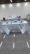 Paint display table mobile phone accessories display rack experience table computer display counter special-shaped island table custom-made
