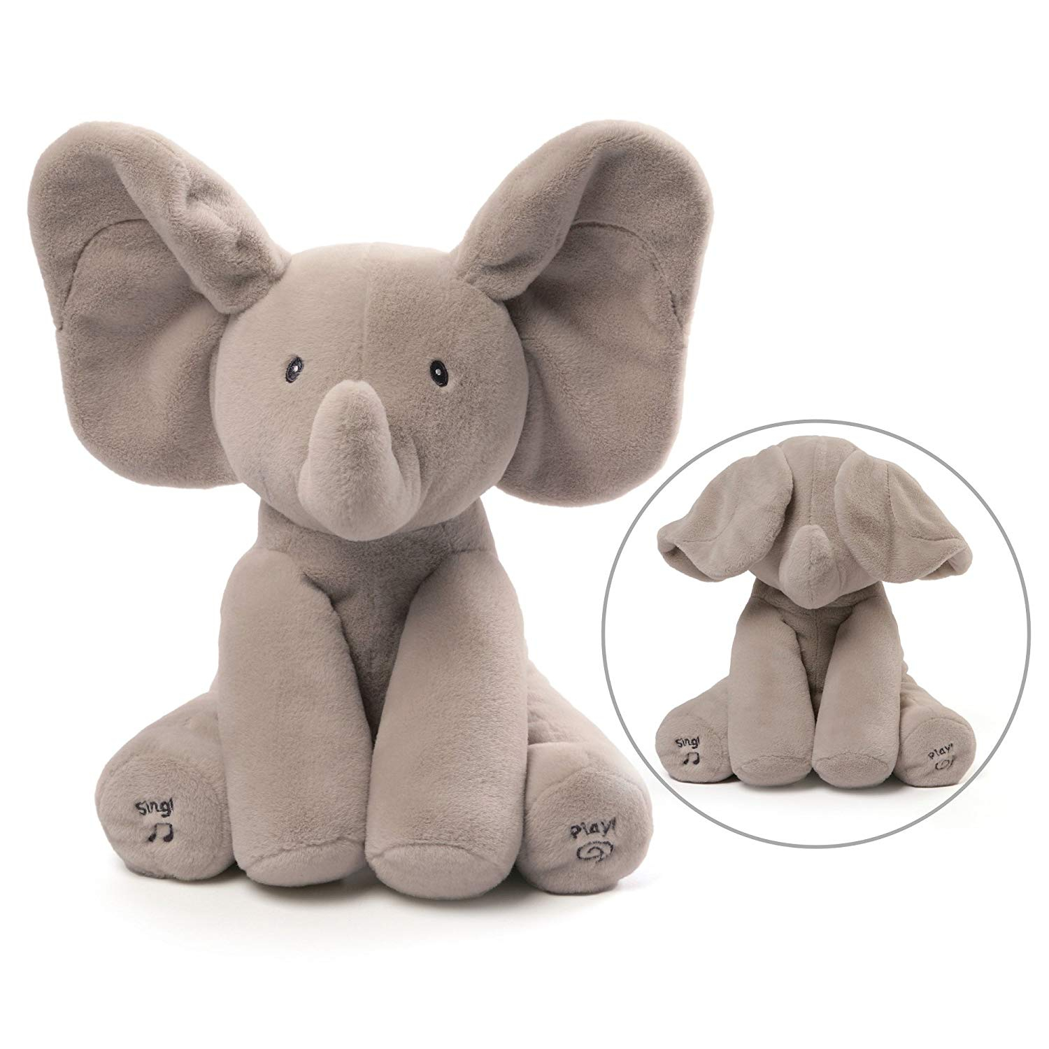 American Babygund Fibi Shy Little Elephant Plush Toy Dodge Cat Elephant Appeasement Music Doll Paparazzi