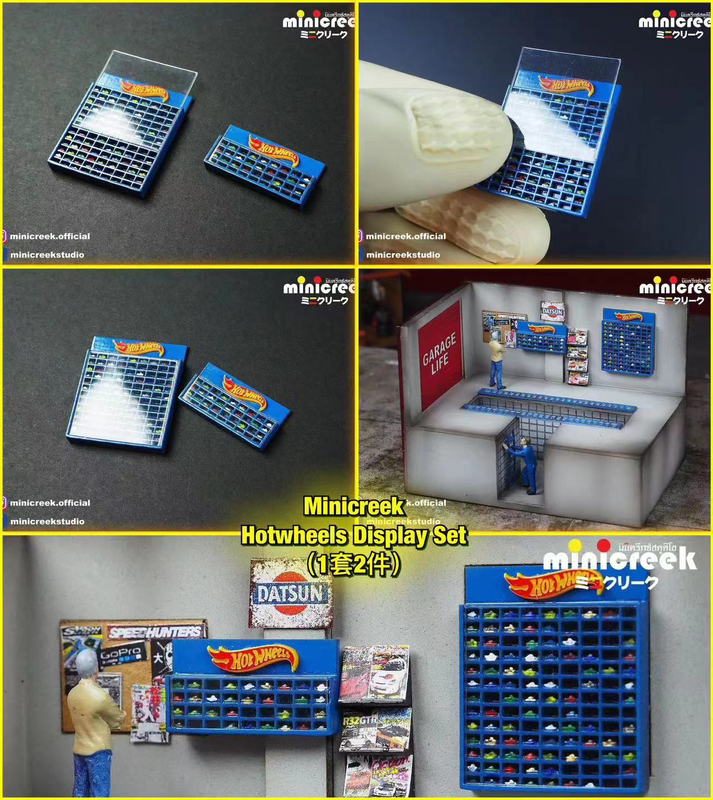 In Stock Minicreek 1:64 Thailand Thai Scene Hotwheels Model Display Stand