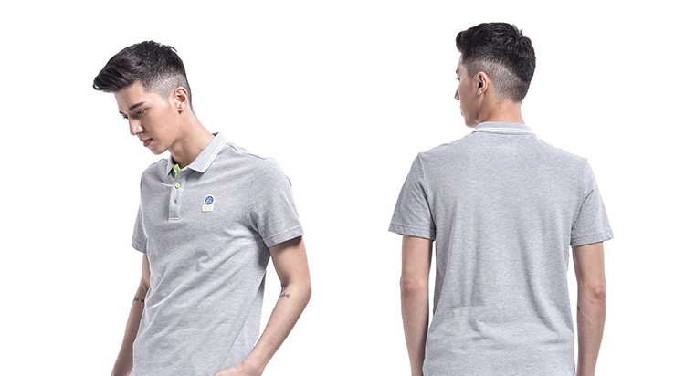 Bước đặc biệt áo thun ngắn tay nam mùa hè nam thoáng khí thấm hút ẩm ve áo cotton áo sơ mi thể thao hàng đầu - Áo polo thể thao áo polo form rộng