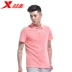 Bước đặc biệt áo thun ngắn tay nam mùa hè nam thoáng khí thấm hút ẩm ve áo cotton áo sơ mi thể thao hàng đầu - Áo polo thể thao áo polo  Áo polo thể thao