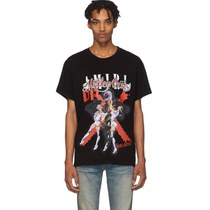 Tide card 20SSFashion Amiri slp clown orchestra loose male and female short sleeve t-shirt high street short t