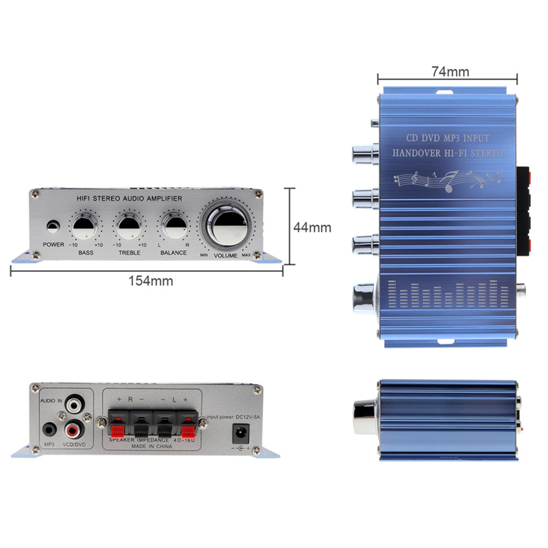 xe thăng bằng cho bé 2 tuổi Bộ khuếch đại mini Mini Bộ cân bằng âm thanh kênh 2.0 Điều chỉnh âm thanh Bộ khuếch đại nhỏ Âm thanh giới thiệu Âm thanh xe hơi - Smart Scooter xe thăng bằng rẻ