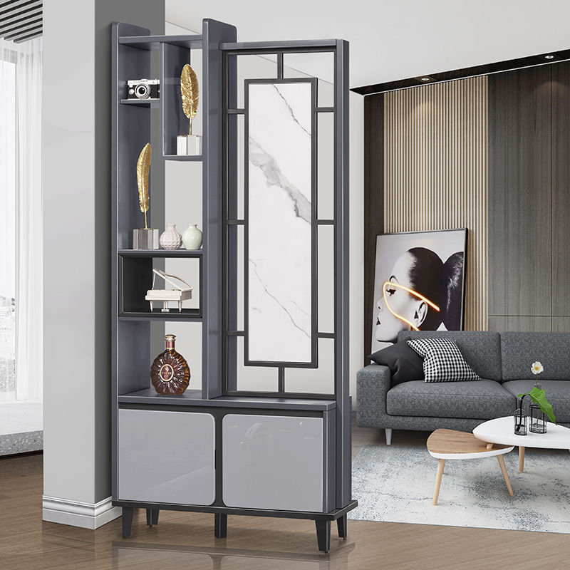 Modern intake cabinet minimal partition cabinet light luxury double-sided mask shoe cabinet living room screen decoration cabinet