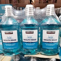 KIRKLAND Costco cool mint recipe mouthwash 1 5L3 bottled Costco domestic