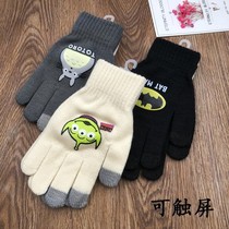 Gloves Women Winter Korean Fashion Cute Gloves Students Men Cycling Thick Warm Knitted Wool Gloves Tide