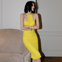 Banquet dress skirt usually wear 2020 New temperament celebrities high-end birthday party dress thin