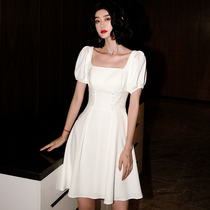 Dress small evening dress Women summer 2021 New temperament socialite short birthday dress banquet usually wear