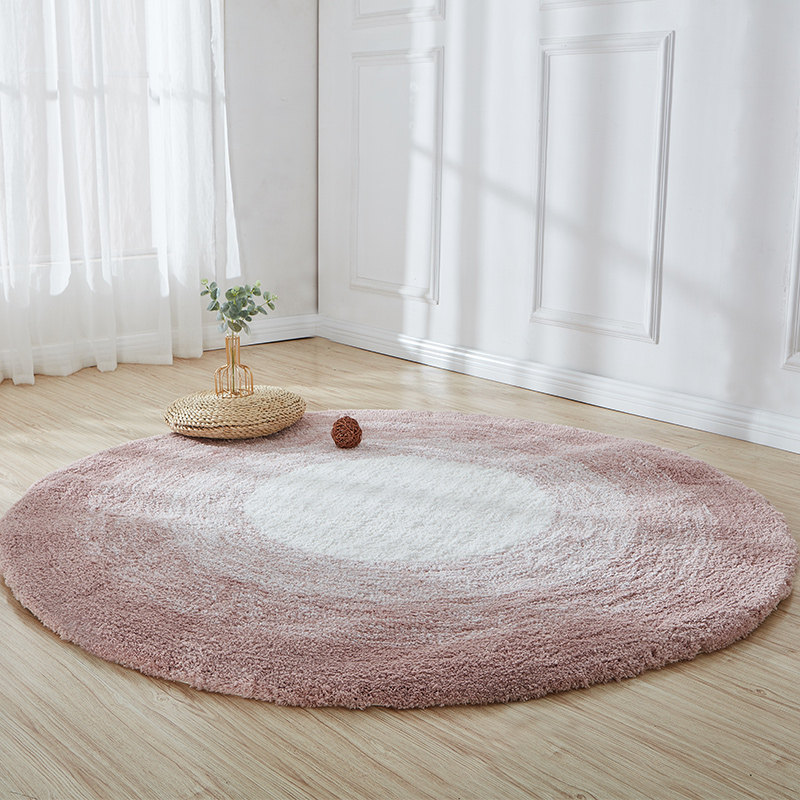 keecy round rug bedroom ins wind Nordic minimalist living-room tea table bedside ground mat makeup desk carpet home