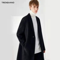 TRENDIANO bộ đồ mùa thu nam mới phù hợp với đồ len thủ công áo khoác dài nam 3JC334640P áo khoác cặp