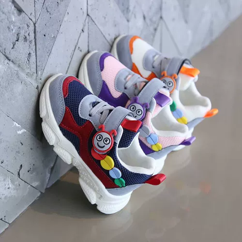 Туфли для мальчиков, демисезонная детская нескользящая спортивная обувь