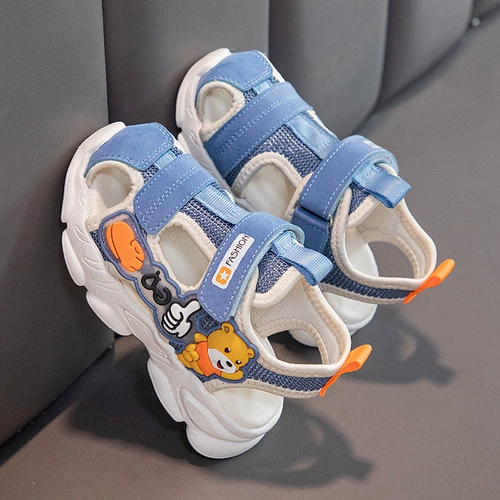 Летние сандалии для мальчиков, нескользящая детская обувь, 1-6 лет, мягкая подошва