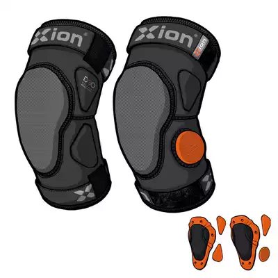 European imported xion ski D3O knee pads anti-drop protection knee skinpad ski locomotive knee pads men and women models
