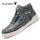 Giày nam Playboy Giày cotton mùa đông nam ấm áp cộng với nhung nhung Phiên bản Hàn Quốc của giày xu hướng nam Martin hoang dã giầy sneaker
