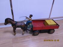 Nostalgic old tin carriage toy
