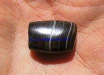 War Han black silk wrapped agate beads Western Zhou Dynasty silk wrapped old beads Tibetan ancient beads matching beads top beads waist beads