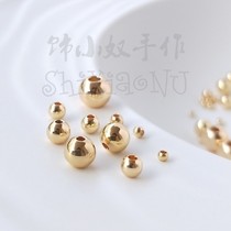 American 14k gold bead bar ball bracelet bracelet Diy hand - bead accessories jewelry material