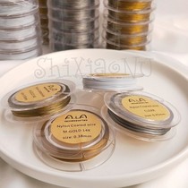 Golden wire soft wire crystal pearl necklace jewelry bracelet bracelet bracelet bracelet bracelet diy accessories