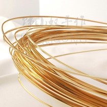 Color protection 14K Bag gold accessories copper packet bracelet bracelet bracelet bracelet shape line DIY handmade material