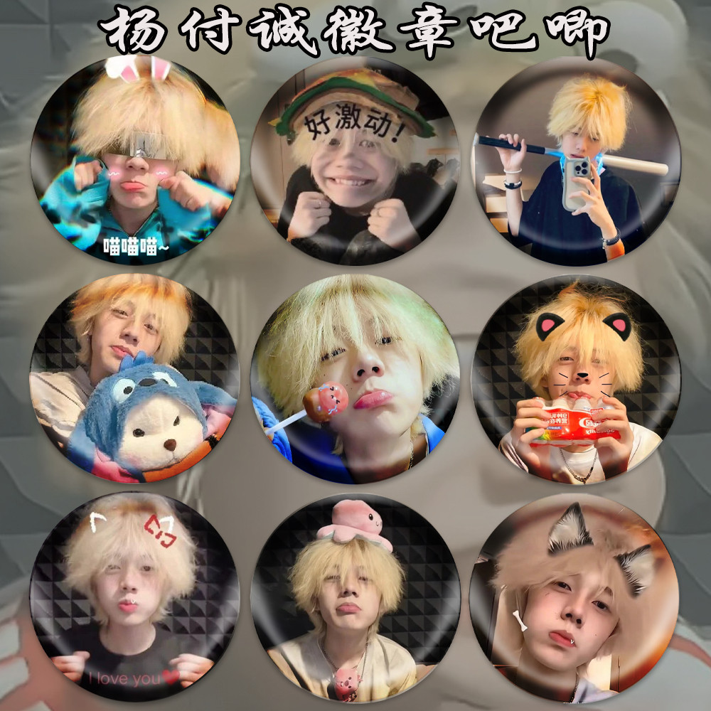杨付诚DIY应援徽章，如何制作出ins风的谷圈明星周边胸章？-文化创意邮册出版物徽章-淘宝好物网