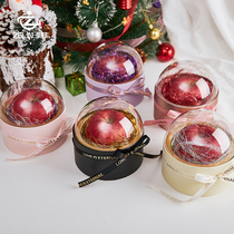 Christmas new crystal apple box Christmas Eve gift Apple box creative small gift pack Apple box