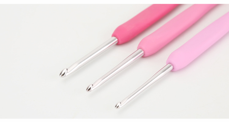 Hiroshima TULIP nhập khẩu ba vận chuyển Aite Mo crochet hoa hồng màu hồng tulip TER cụ dệt tay - Công cụ & vật liệu may DIY thước laser bosch