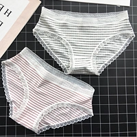 Đầm cotton sọc bông của phụ nữ eo tam giác tóm tắt đồ lót phụ nữ quần lót nữ cotton thun lạnh cao cấp