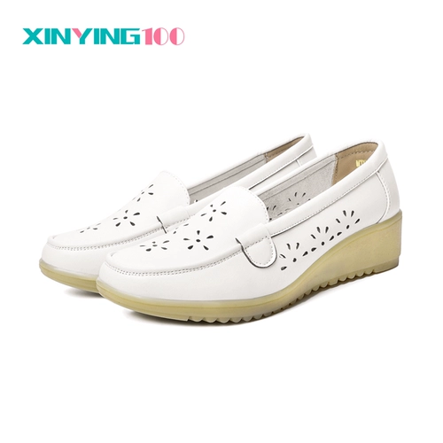 Флисовая униформа медсестры, удерживающие тепло нескользящие высокие туфли на платформе, белая обувь, мягкая подошва