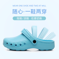 Dép đi trong phòng mổ cho nữ, giày phẫu thuật chống trượt cho nam, giày bác sĩ và y tá, giày bảo hộ mũi chân, guốc mùa hè, giày y tế dép quai hậu cho bé trai giày có quai hậu