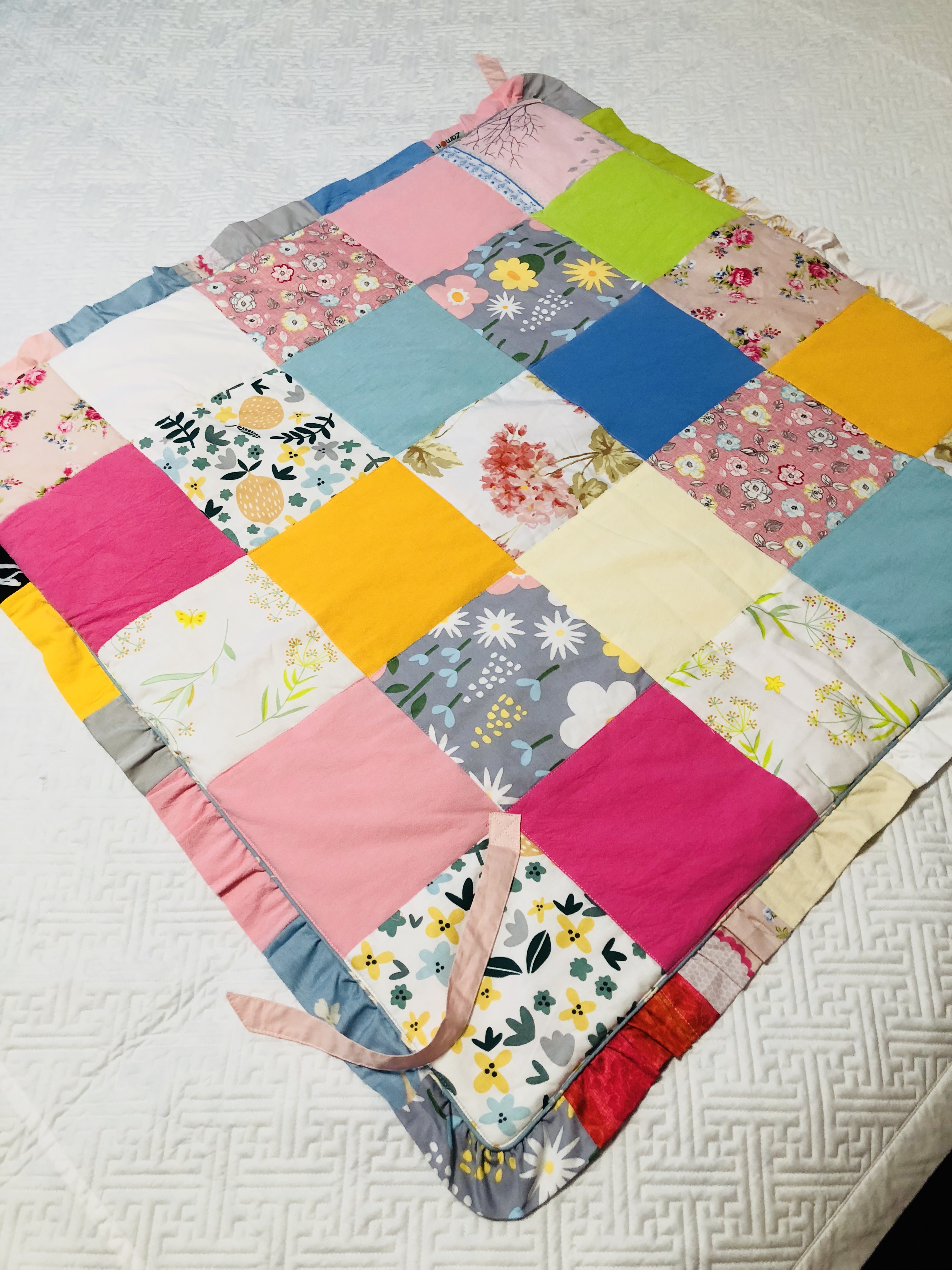 Newborn Baby Handmade Traditional Collab Nafu Pure Cotton Fabrics Hundreds of Quilt