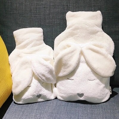 Women's Warm Belly Warm Palm Plush Water Filler Cute Cartoon Explosion Resistant Size Hand Warm Baby Warm Water Bag