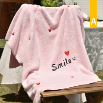 Bath towel female household does not lose hair cute absorbent quick-drying baby baby child student Net Red adult large towel