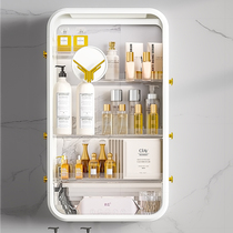 Cosmetics storage box Internet celebrity storage rack new desktop storage box large capacity dust-proof lipstick skin care dressing table