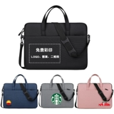 Портативный ноутбук, чемодан, мужская противоударная водонепроницаемая сумка через плечо, делается под заказ, с печатью вашего логотипа, защита при падении, коллекция 2023, бизнес-версия