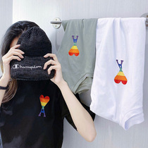 Parent-child clothing a family of three net red mother and son mother and daughter clothing trendy and western style four summer clothes baby climbing clothes short-sleeved t-shirt summer