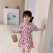 Girls dress Summer Children Girls Internet Red Burst Princess Nepotism Korean version Childrens baby Skirt Summer Dress