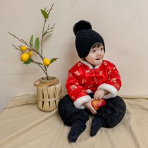 Girls Hanfu New Years Dress Winter Children Little Girl Baby Chinese Style Winter Style Thick New Year Clothes Tang Dress Winter Dress