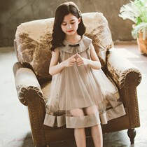 Summer girls dress children childrens net red gas princess dress Korean version of popular summer girls baby skirt