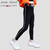 Tide brand Josh Goot co-brand girls pants casual outside wearing sports leggings childrens spring and autumn trousers autumn wear
