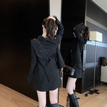 CHICYOU (2w Roe suit) bi into si suit Europe and America High Street high grade Joker black coat