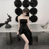 CHICYOU irregular cold and dark dark wind sexy strap smeared vest lined with shoulder to outside wearing blouses woman