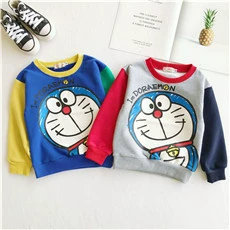 Mẫu áo thu đông 3 tuổi cho bé áo thun cotton dày 4 bé trai 5 bé gái gấu Áo thun thun thun