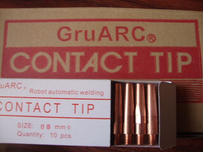 Automatic welding robot with tip 0 8 Panasonic-tip 0 8 * M6 X Ф 8 8 × 45 40