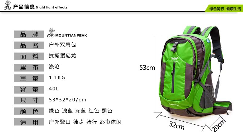 Sacoche pour vélo PEAK MOUNTAIN - Ref 2232943 Image 34