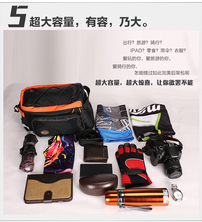 Sacoche pour vélo mixte JAKROO - Ref 2211776 Image 15