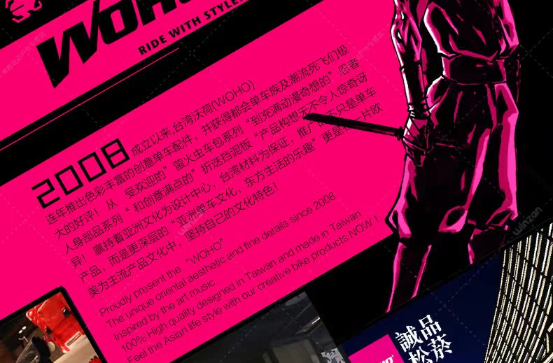 Sacoche pour vélo mixte WOHO - Ref 2232961 Image 34