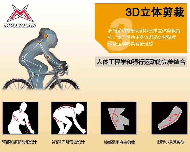 Tenue de cyclisme femme MYSENLAN - Ref 2215942 Image 12