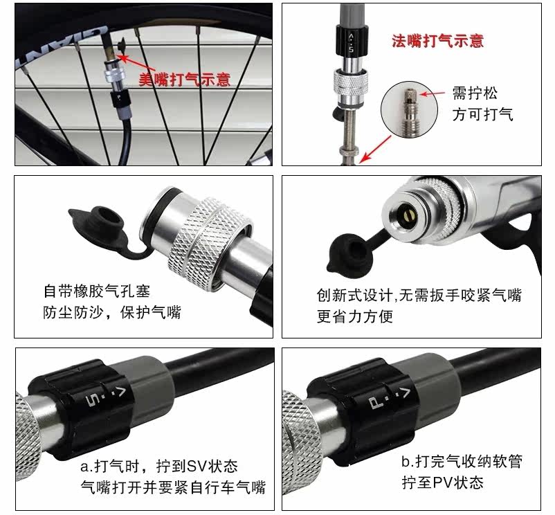 Pompe à vélo GIYO - Ref 2387554 Image 8