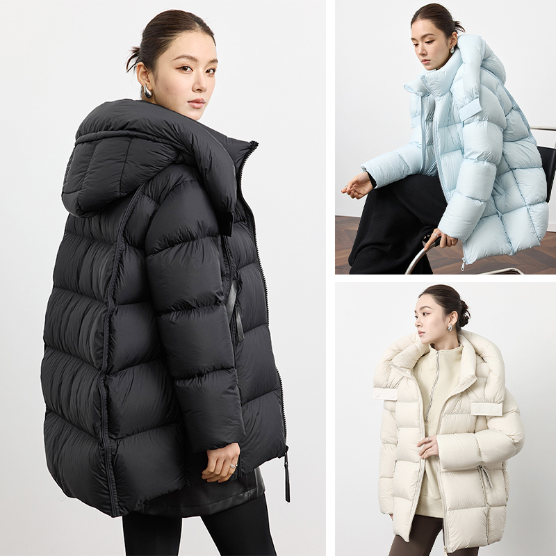 Thickened down Jacket for Women, Northeast Ultra-Thick, Suitable for Temperatures as Low as -40 Degrees, Cold-Proof Clothing for Extreme Cold, Women's Style for Jiujiang and Harbin